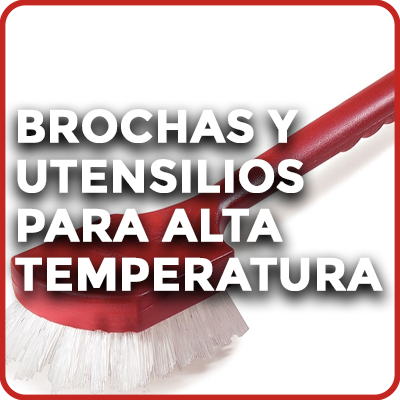 Brochas y utensilios para alta temperatura