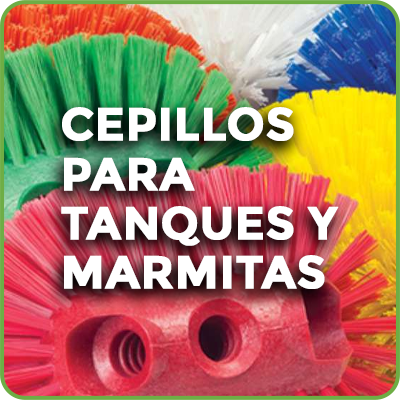 Cepillos para tanques y marmitas