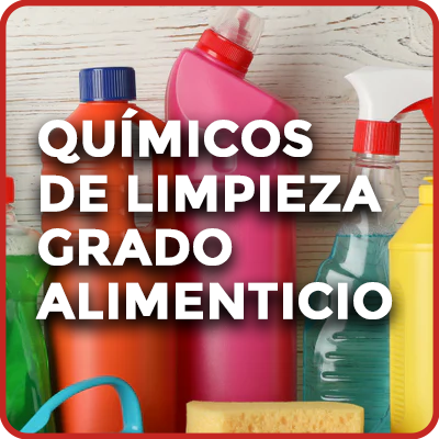 Químicos de limpieza grado alimenticio