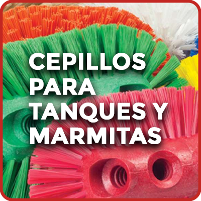cepillos para tanques y marmitas